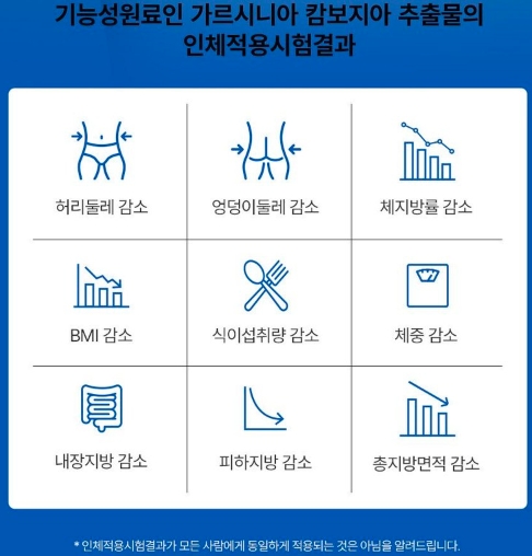 파란통 다이어트 가르시니아캄보디아 추출물 효과
