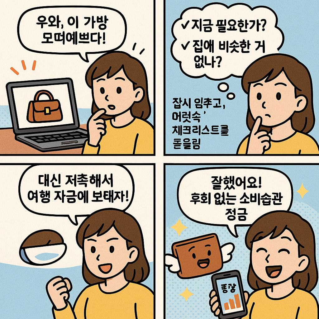 불필요한 지출을 막는 소비 전 체크리스트