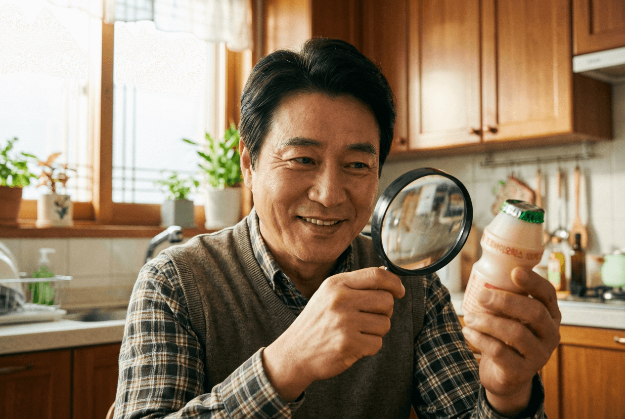 프로바이오틱스 라벨 읽기 보장 균수 확인