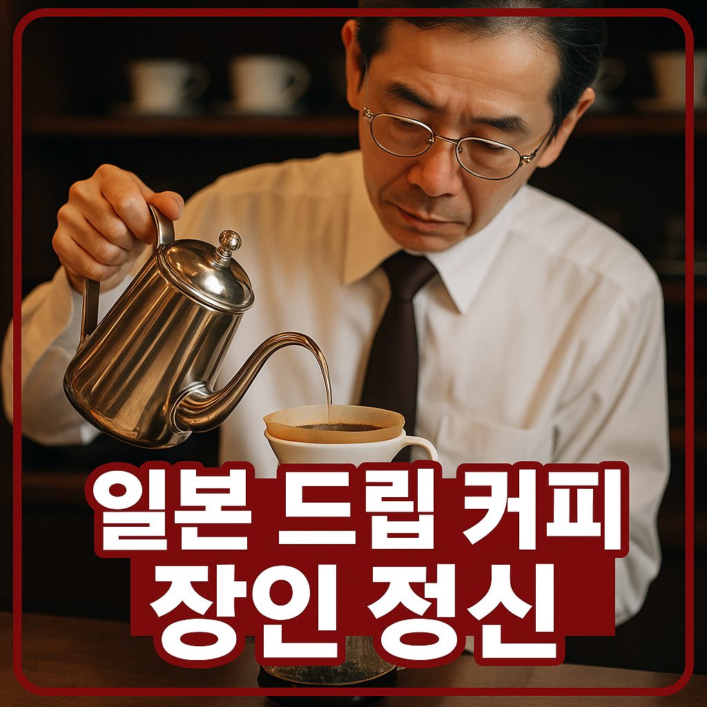 일본 드립 커피 장인 정신