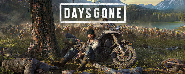 데이즈 곤 주인공 캐릭터와 멋진 바이크 그 귀에 엄청난 양의 크리커