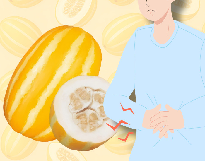 참외씨 복통 설사