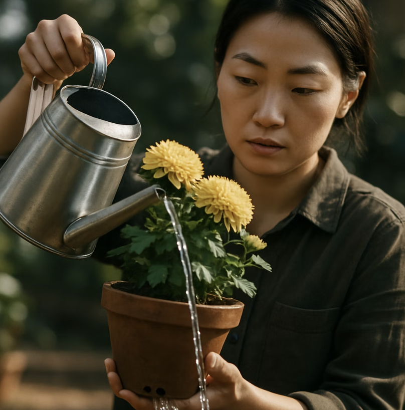 물을 좋아하지만 뿌리는 숨 쉬어야 해요