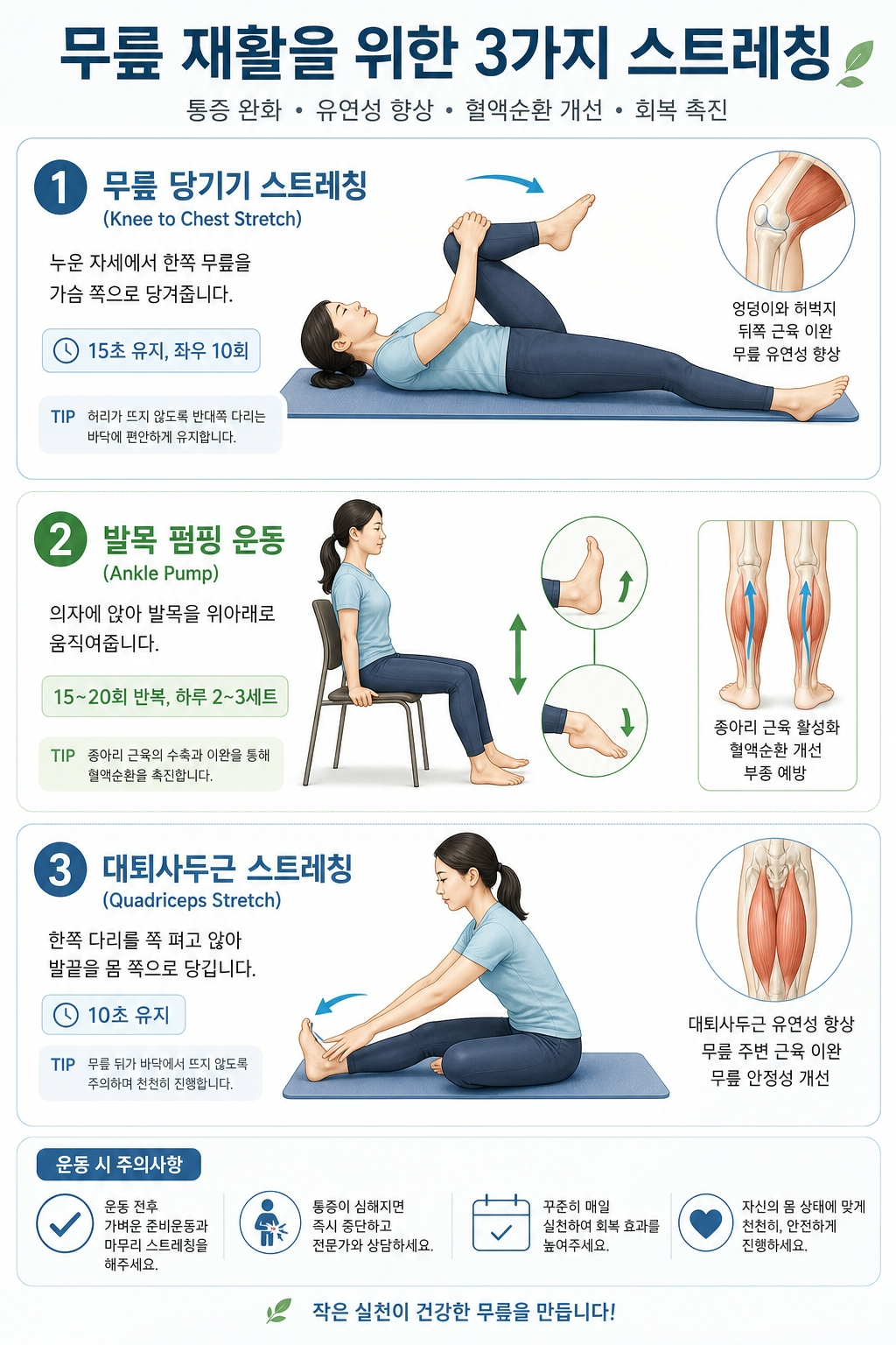 무릎재활 스트레칭
