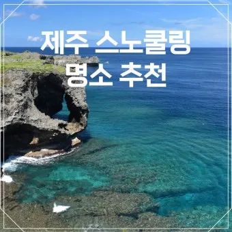 제주도 스노쿨링 준비물과 인기 명소 정리 가이드_5