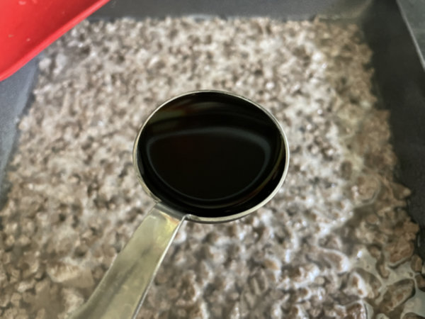 소고기 소보로 양념 - 간장