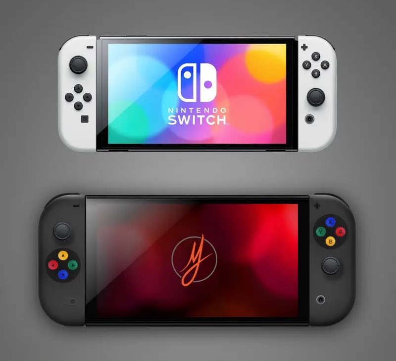 닌텐도 스위치 신형 컨셉 렌더링 이미지