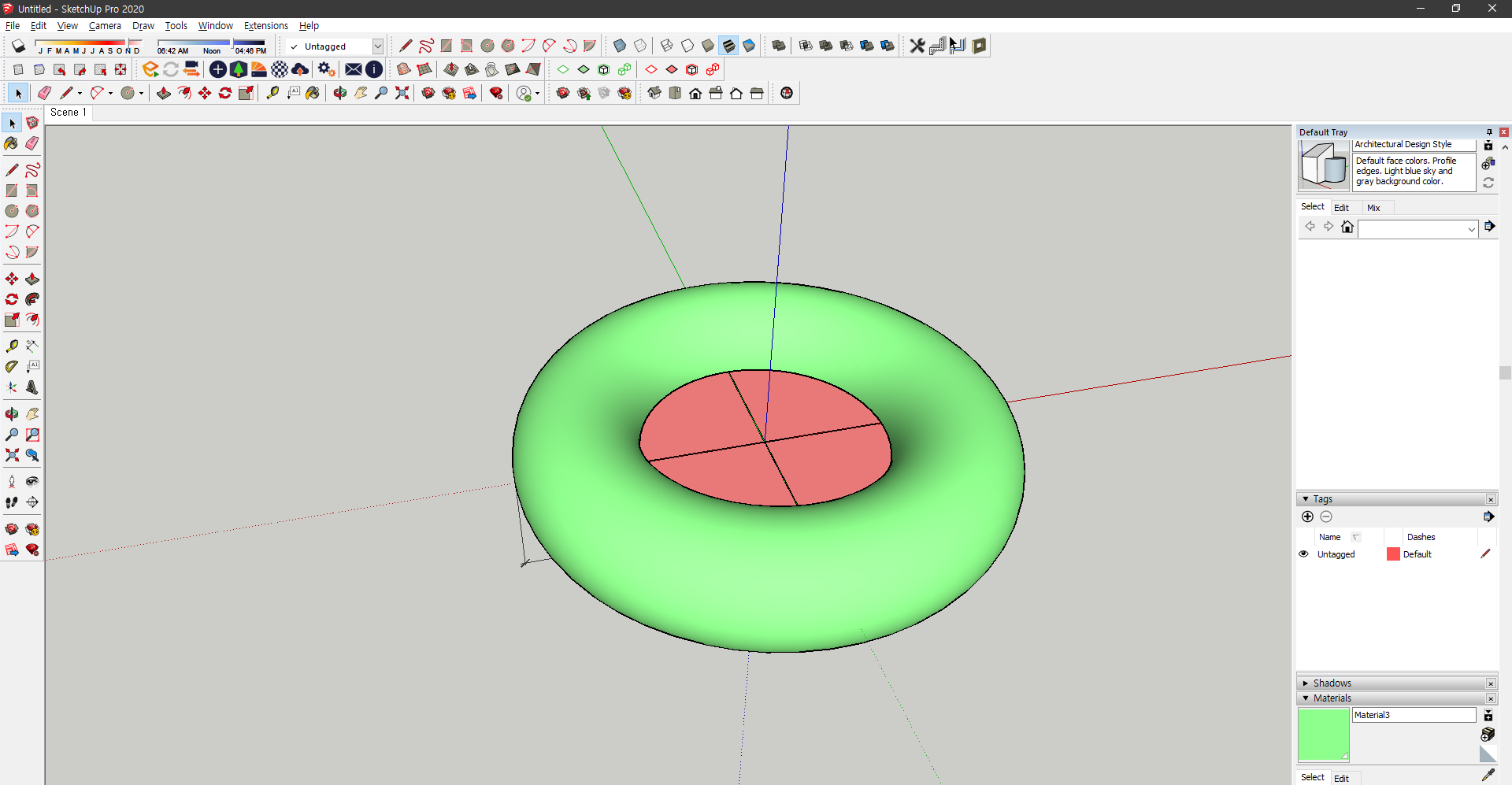 스케치업 Follow me