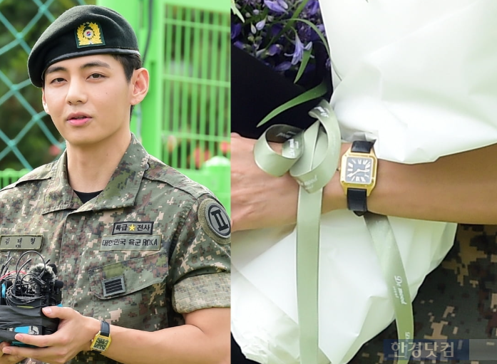 BTS 시계 가격 차이 방탄소년단 뷔 까르띠에 RM 카시오 지샥 정보 4