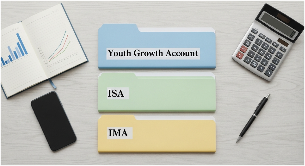 자산관리 목적 청년도약계좌, ISA, IMA 계좌 분할 이미지