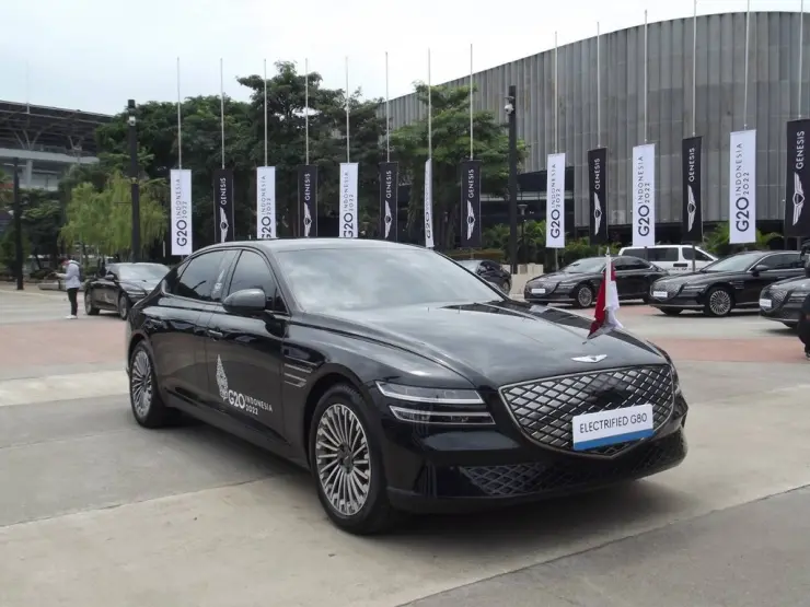 제네시스 G80 전동화모델 리무진 G20 정상회의 의전 차량