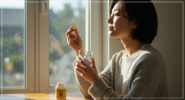 햇빛창가에서-비타민D-복용