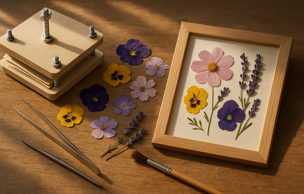 프레스드 플라워 아트 관련 사진