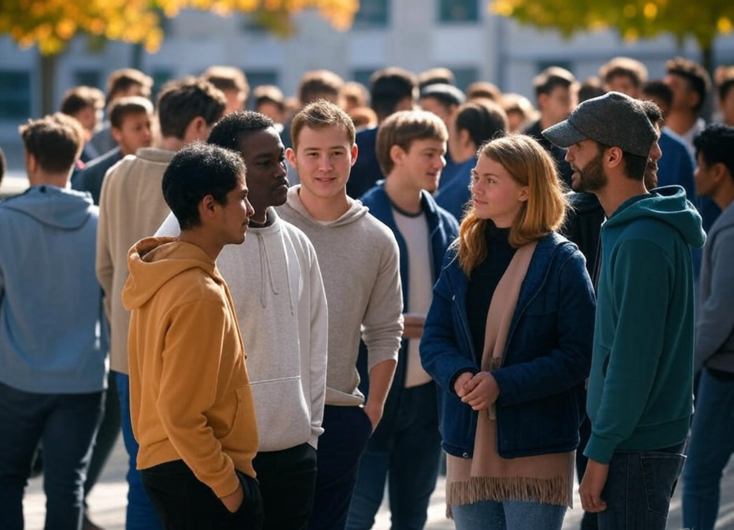 외국 유학생 캠퍼스 이미지 입니다.