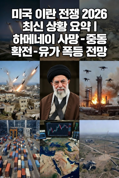 미국 이란 전쟁 2026: 3월 2일 최신 상황 총정리