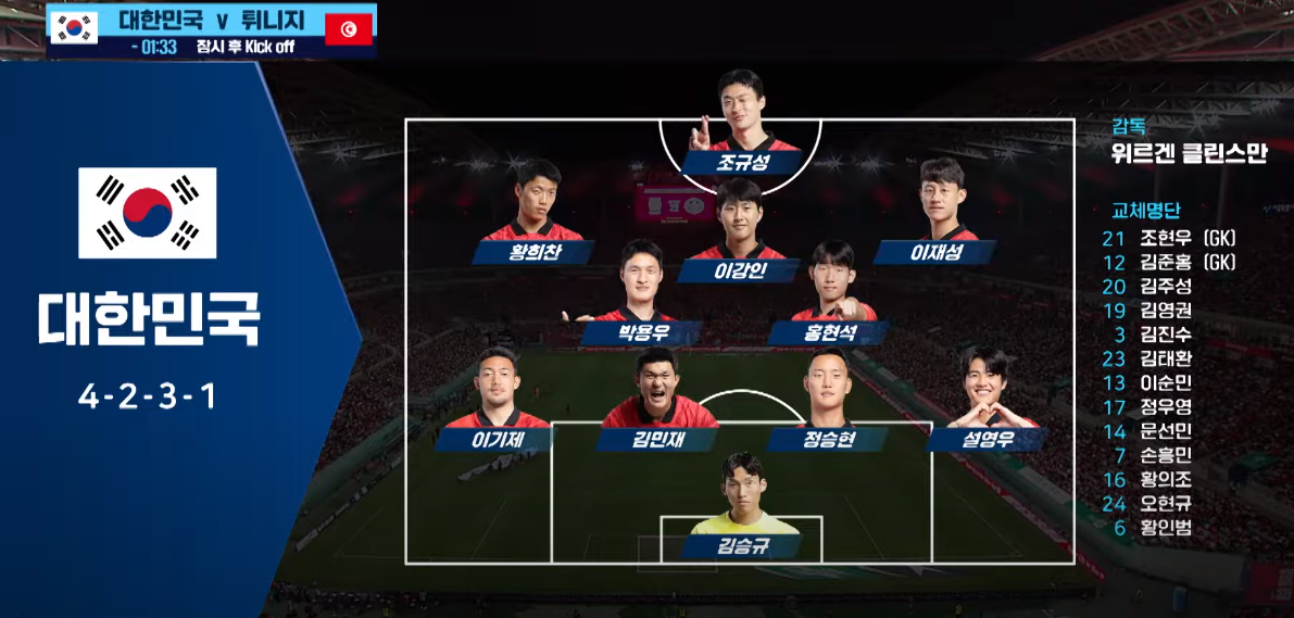 한국 국가대표 평가전