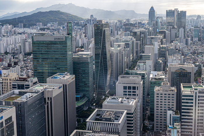 서울 강남권 전경.