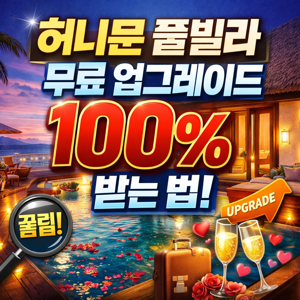 허니문 리조트 추가할인 방법 확인하러 가기