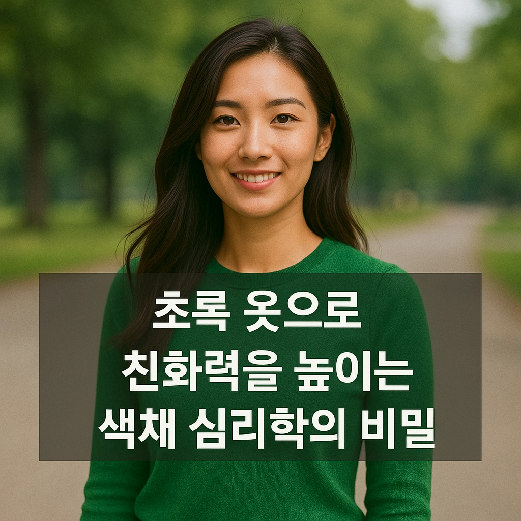 초록 옷으로 친화력을 높이는 색채 심리학의 비밀