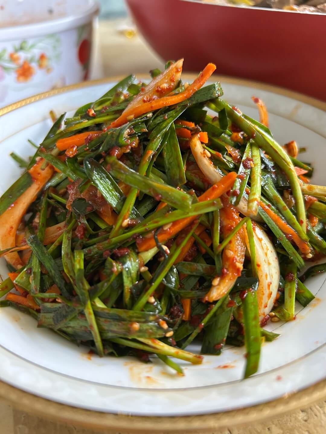 부추 겉절이 무침