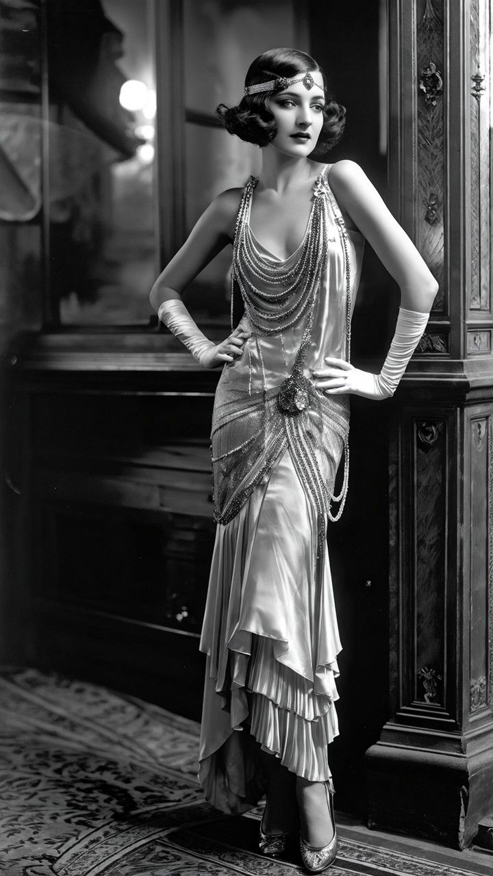 플래퍼 룩의 스타일