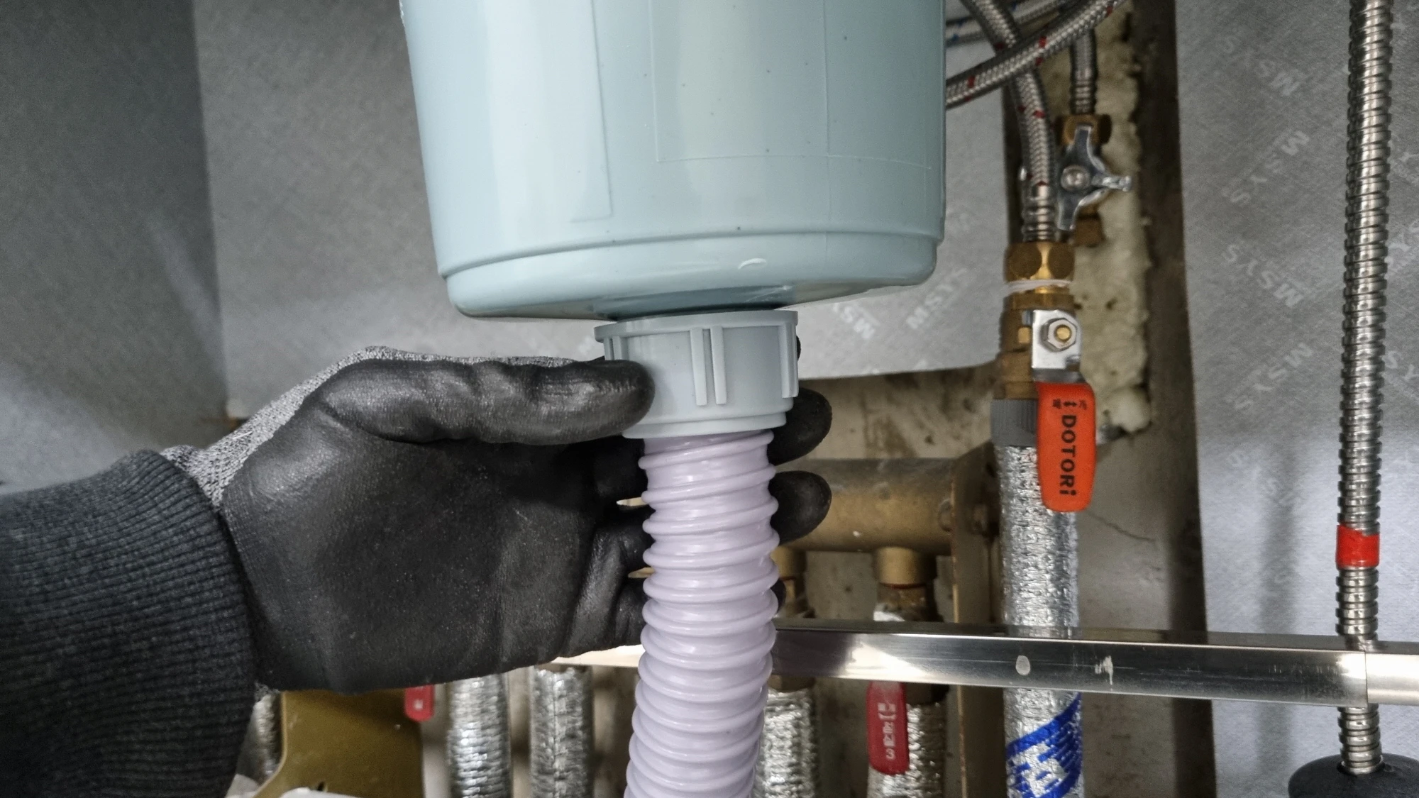 싱크대 배수관 연결