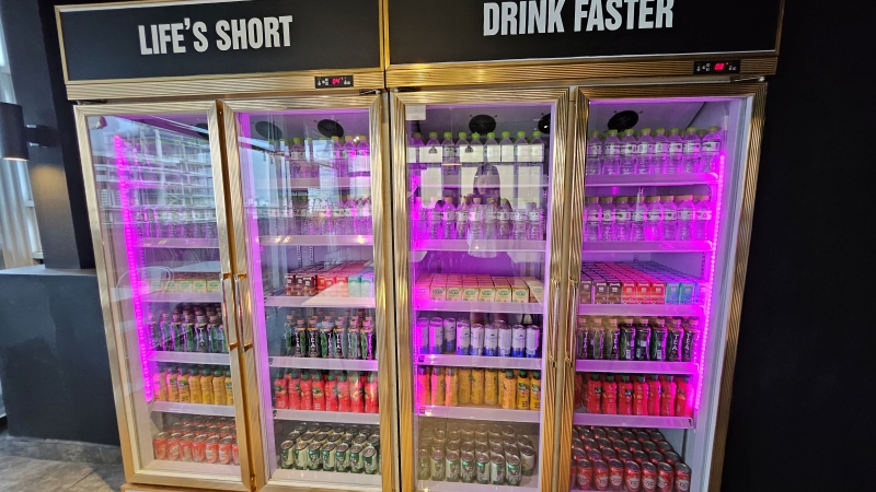 무료제공 음료수