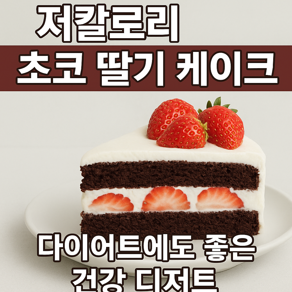 초코 딸기 케이크