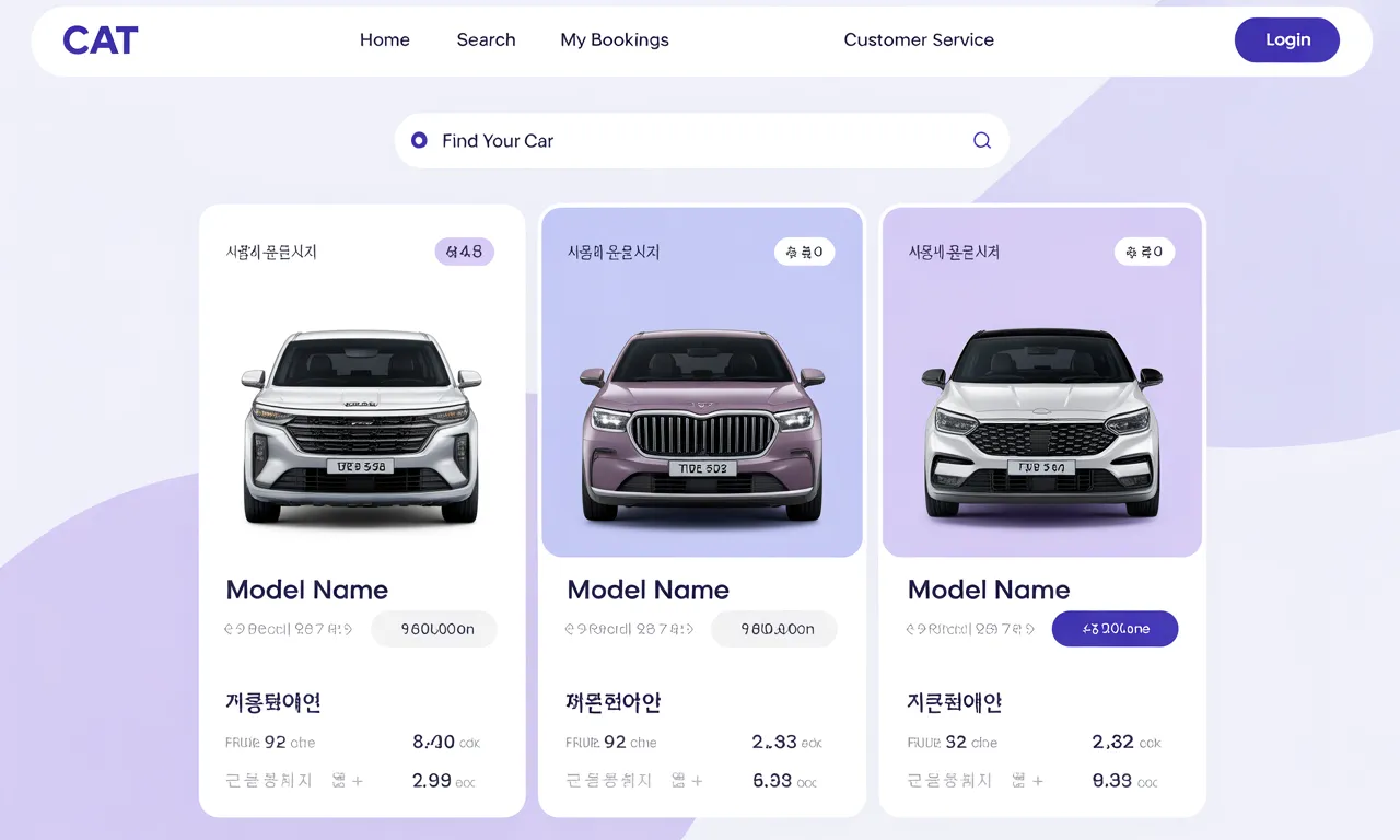 렌트카 예약 방법