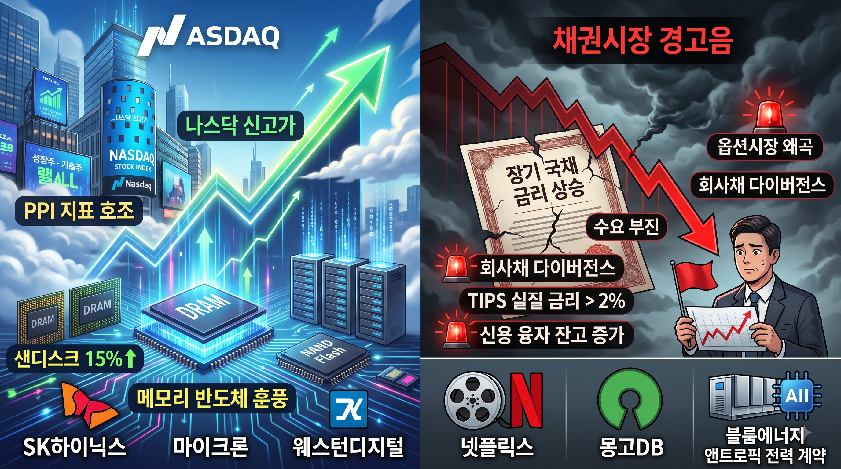 반도체가 이끈 랠리, 그 이면의 채권시장 경고음