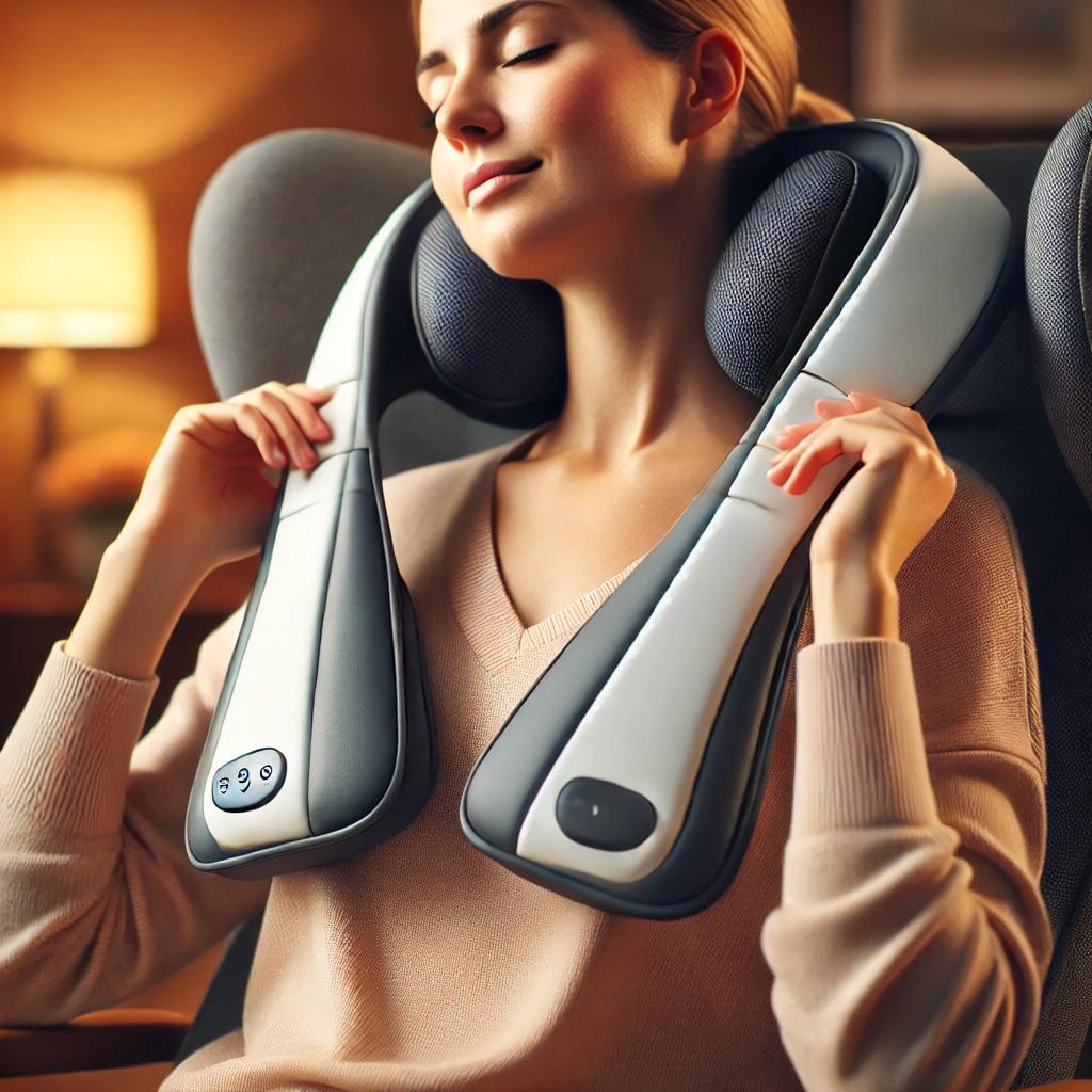 풀리오 목 어깨 마사지기 사용법