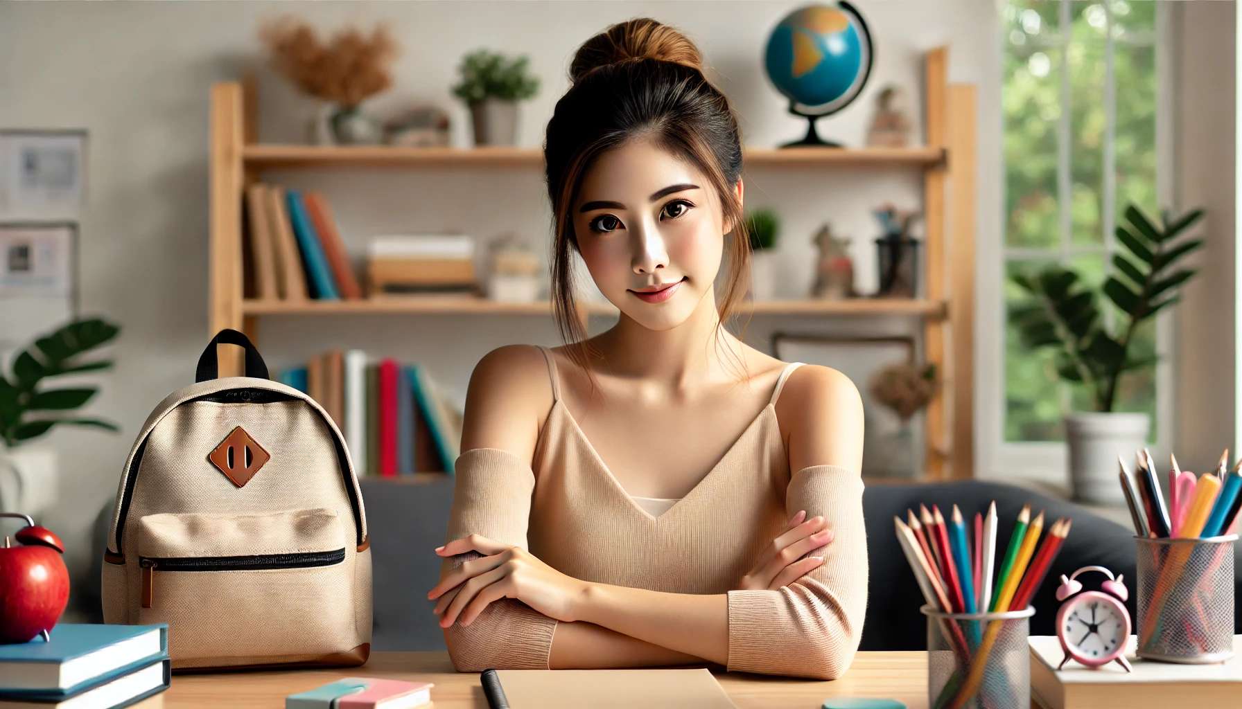 봄 신학기 준비물 챙기는 사람