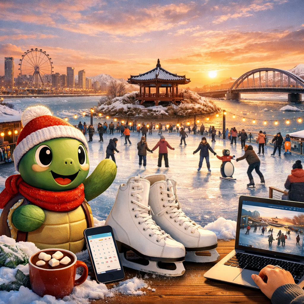 거북섬 스케이트장 예약방법 총정리｜2026 겨울 운영기간&middot;요금&middot;네이버 예약 꿀팁까지 관련 사진