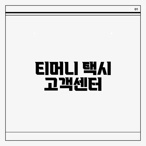 티머니 택시 고객센터, 자주 묻는 질문과 답변