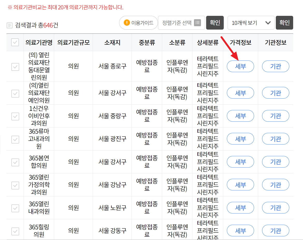 독감예방접종이미지