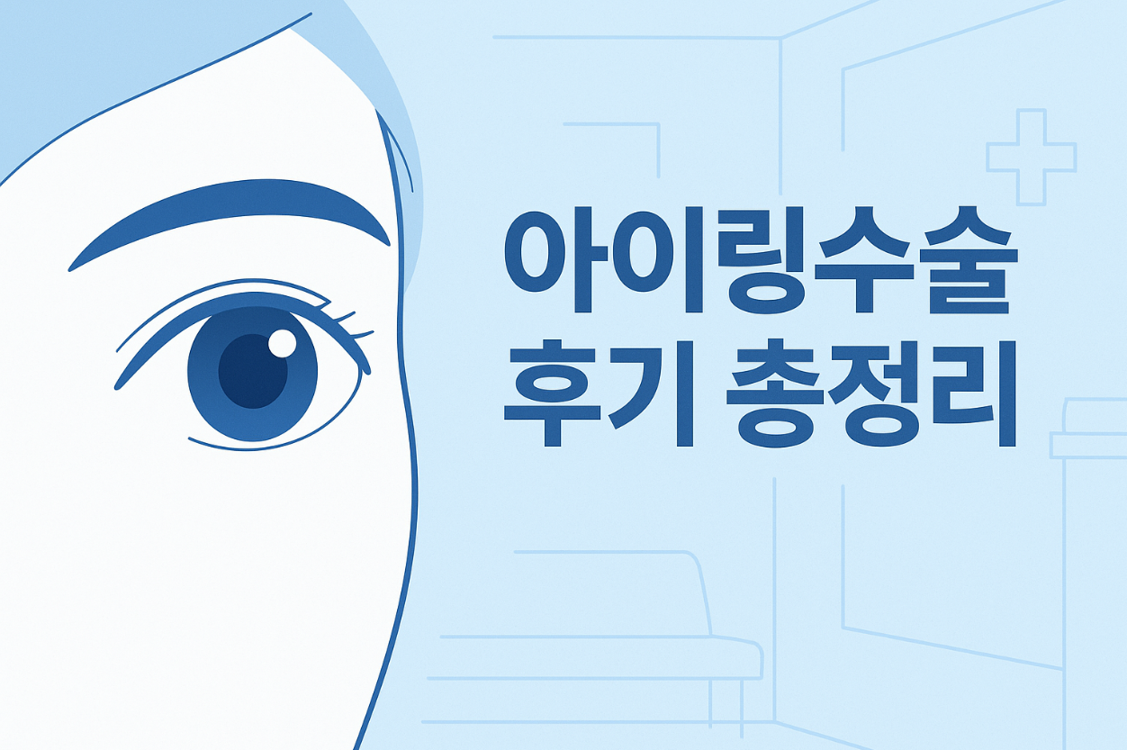 아이링수술 후기부터 부작용까지, 렌즈 없이 또렷한 눈동자 만드는 법