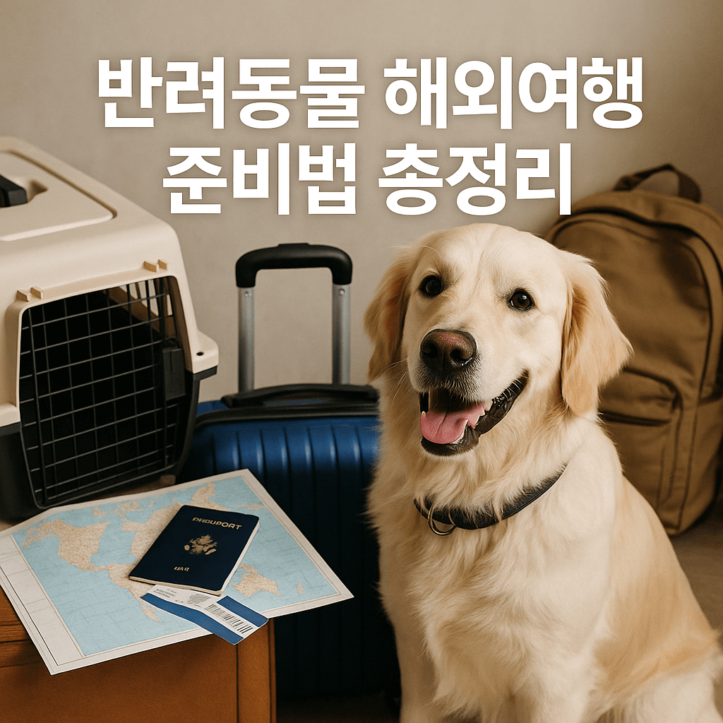 반려동물 해외여행 준비법 총정리
