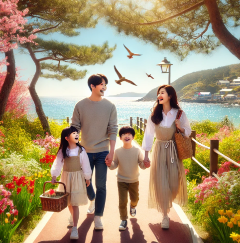인천 무의도 4인가족 여행 사진