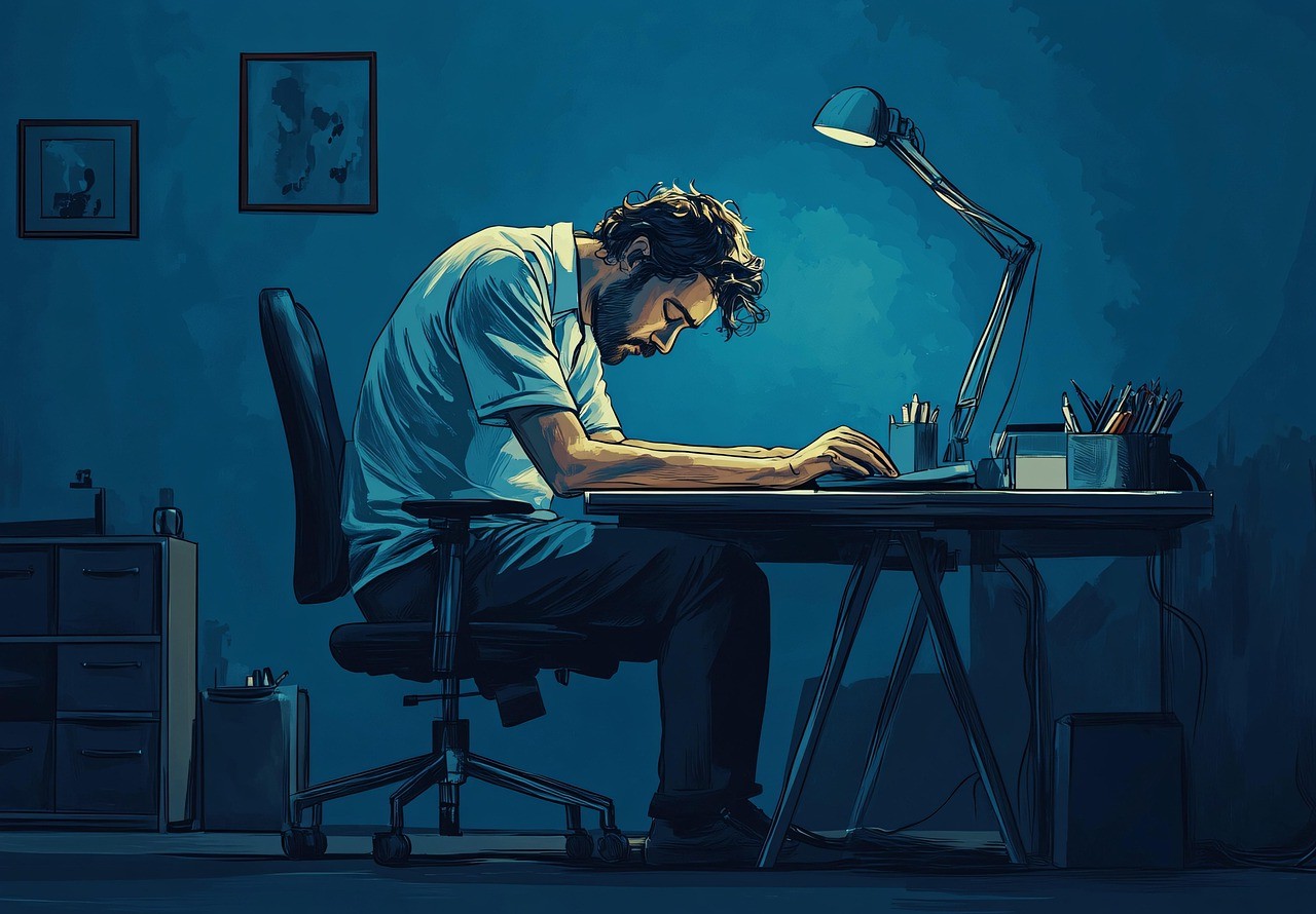 수면 부족과 불규칙한 생활 패턴