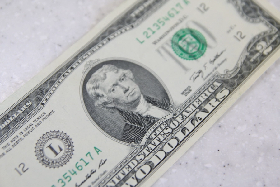 행운의 2달러 모습