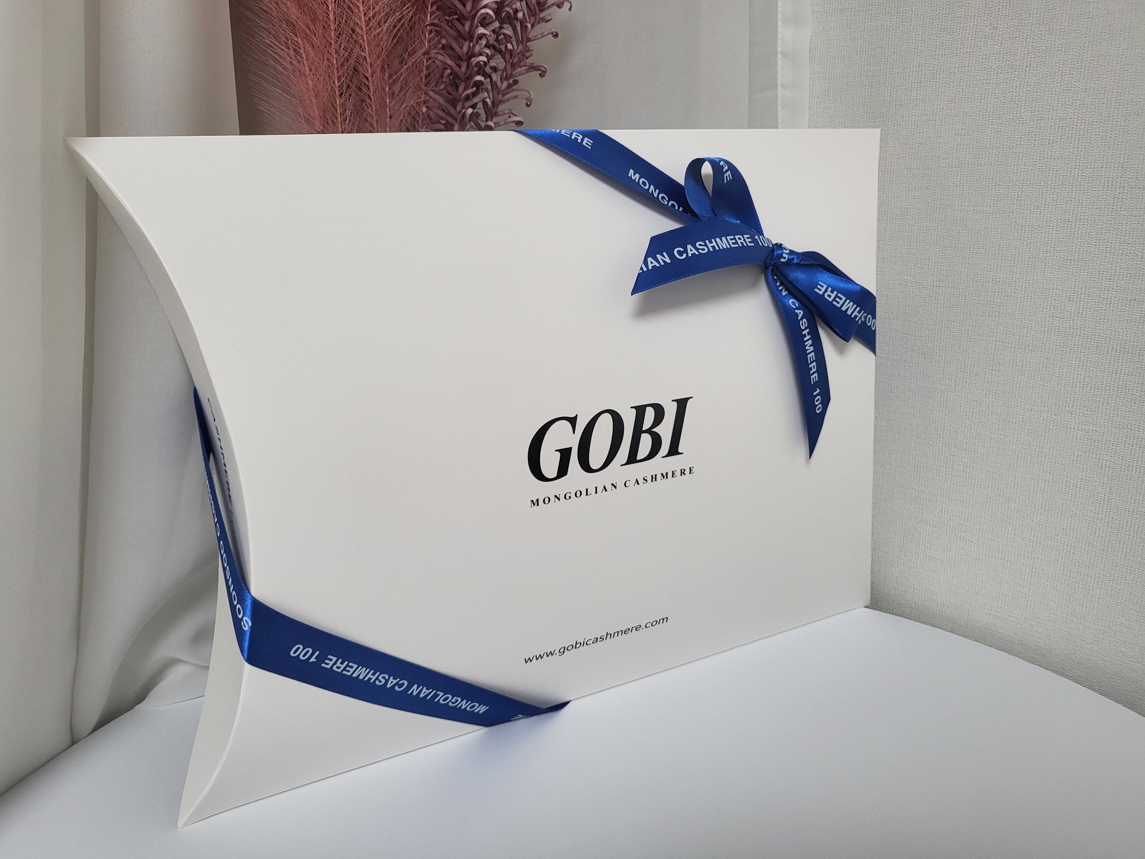 고비 GOBI 캐시미어 머플러 오트밀 색상