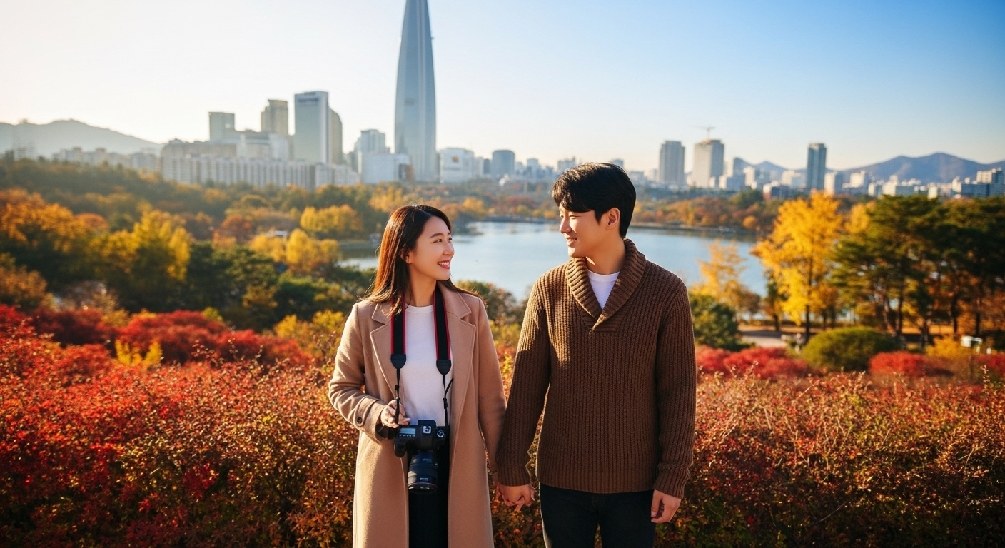 도시와 자연의 조화, 석촌호수