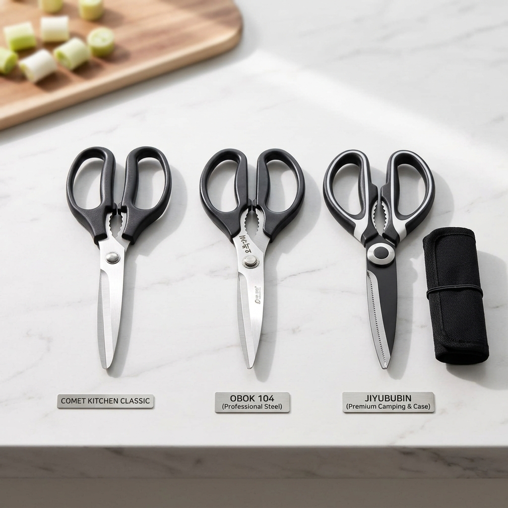 주방가위 추천 3종 비교 코멧 오복 자유부인