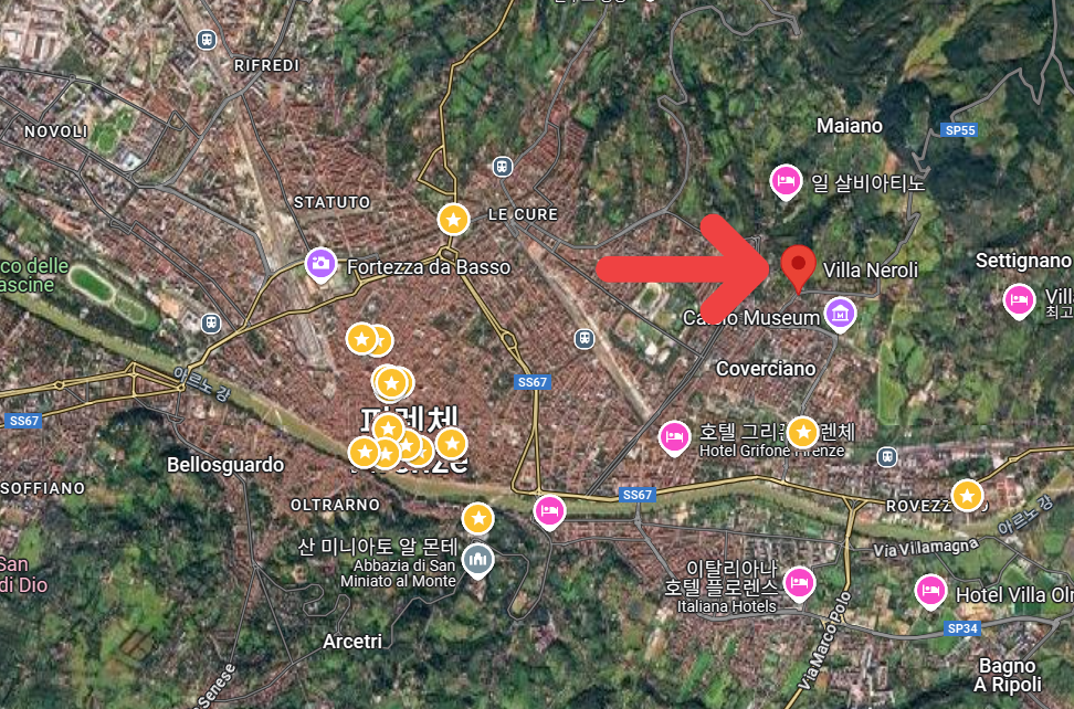 렌터카 여행자를 위한 피렌체 추천 호텔