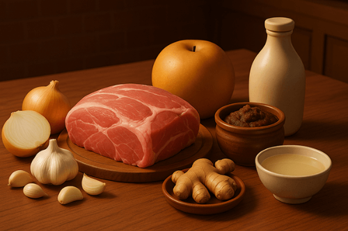 돼지고기와 잡내 없애는 재료들