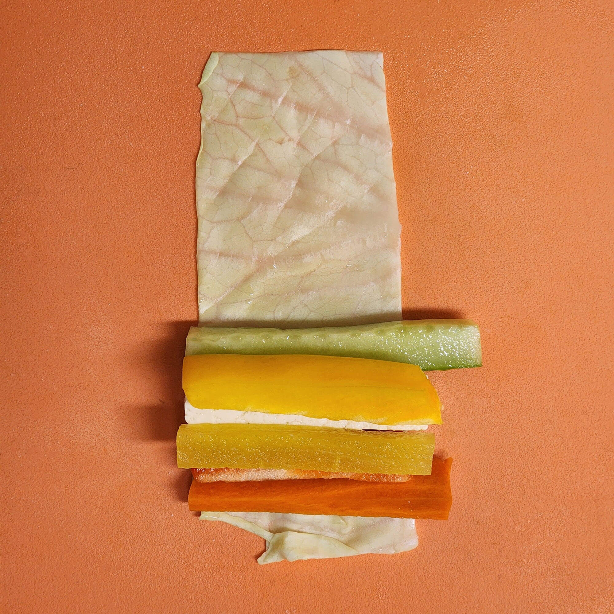 양배추에 야채 말기