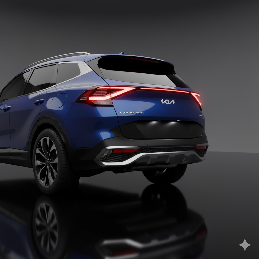 2026 스포티지의 세련된 후면 디자인