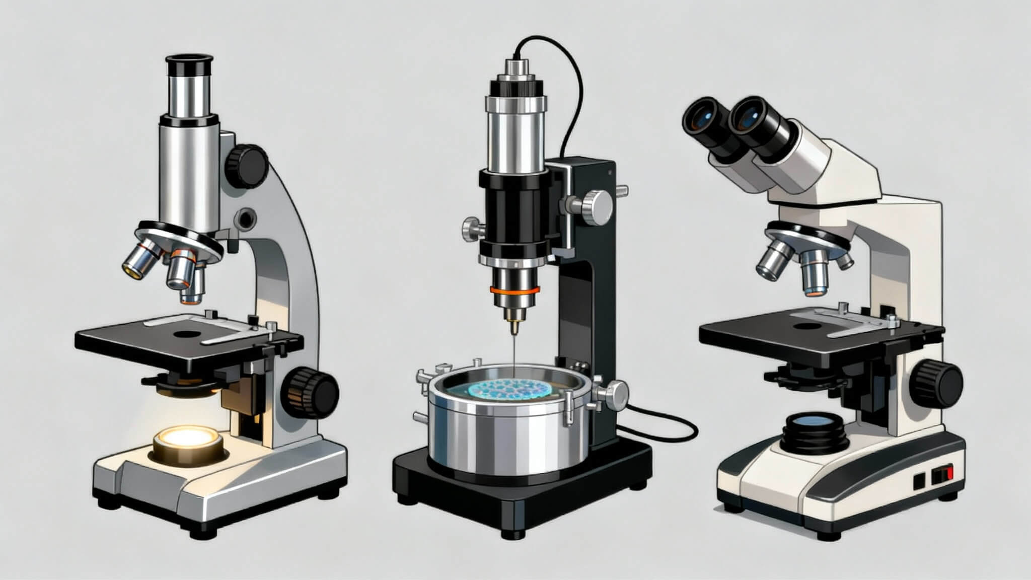 현미경의 구조와 종류