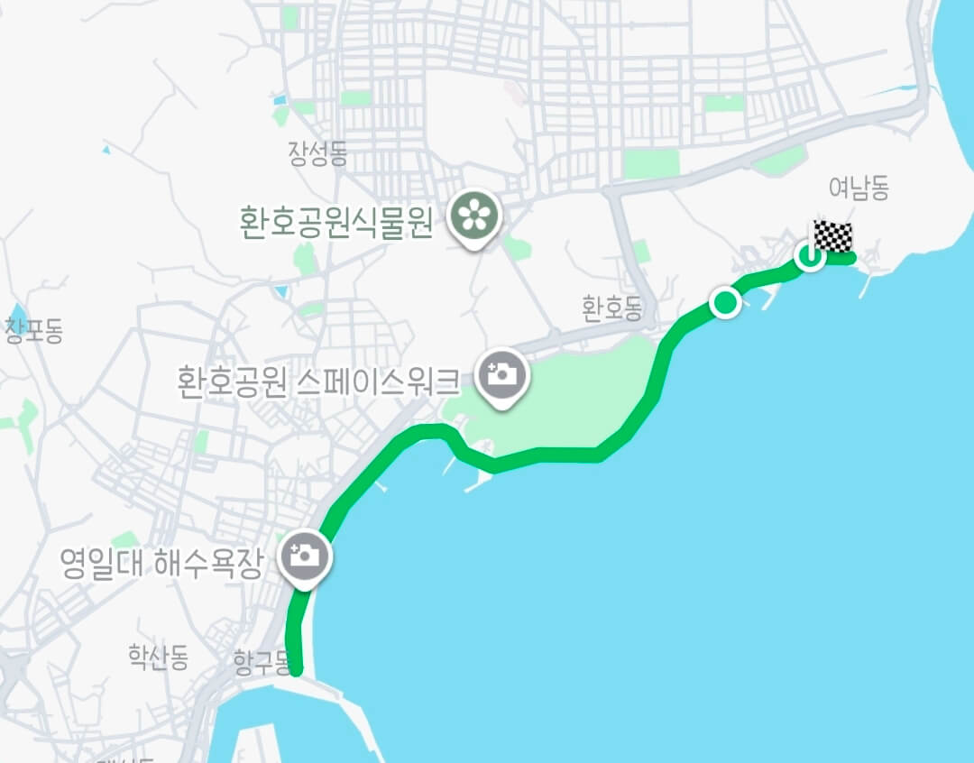 포항 러닝 코스, 포항 마라톤 대회