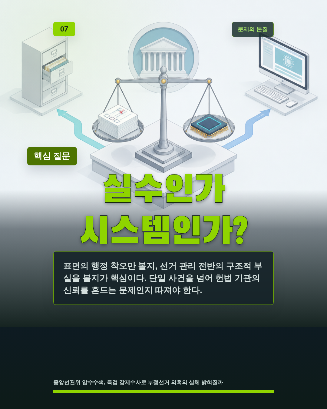 실수인가 시스템인가?